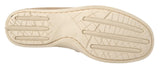 Pollini Elegant Beige Suede Moccasins for the Discerning Gentleman