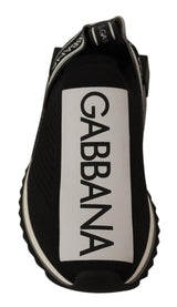 Dolce & Gabbana Chic Monochrome Sorrento Slip-On Sneakers