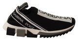 Dolce & Gabbana Chic Monochrome Sorrento Slip-On Sneakers