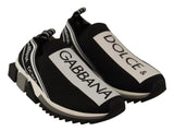 Dolce & Gabbana Chic Monochrome Sorrento Slip-On Sneakers