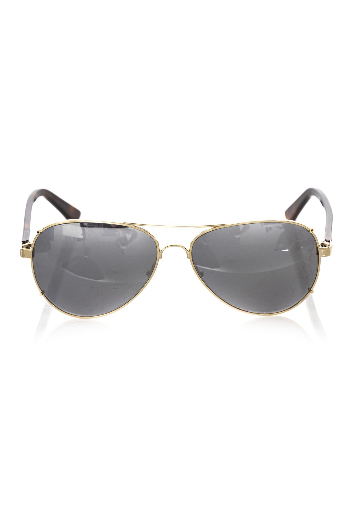 Frankie Morello Gold Metallic Fiber Men's Sunglass