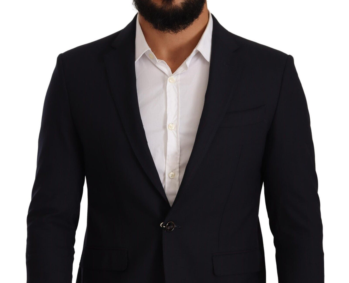 Domenico Tagliente Elegant Single Breasted Black Jacket