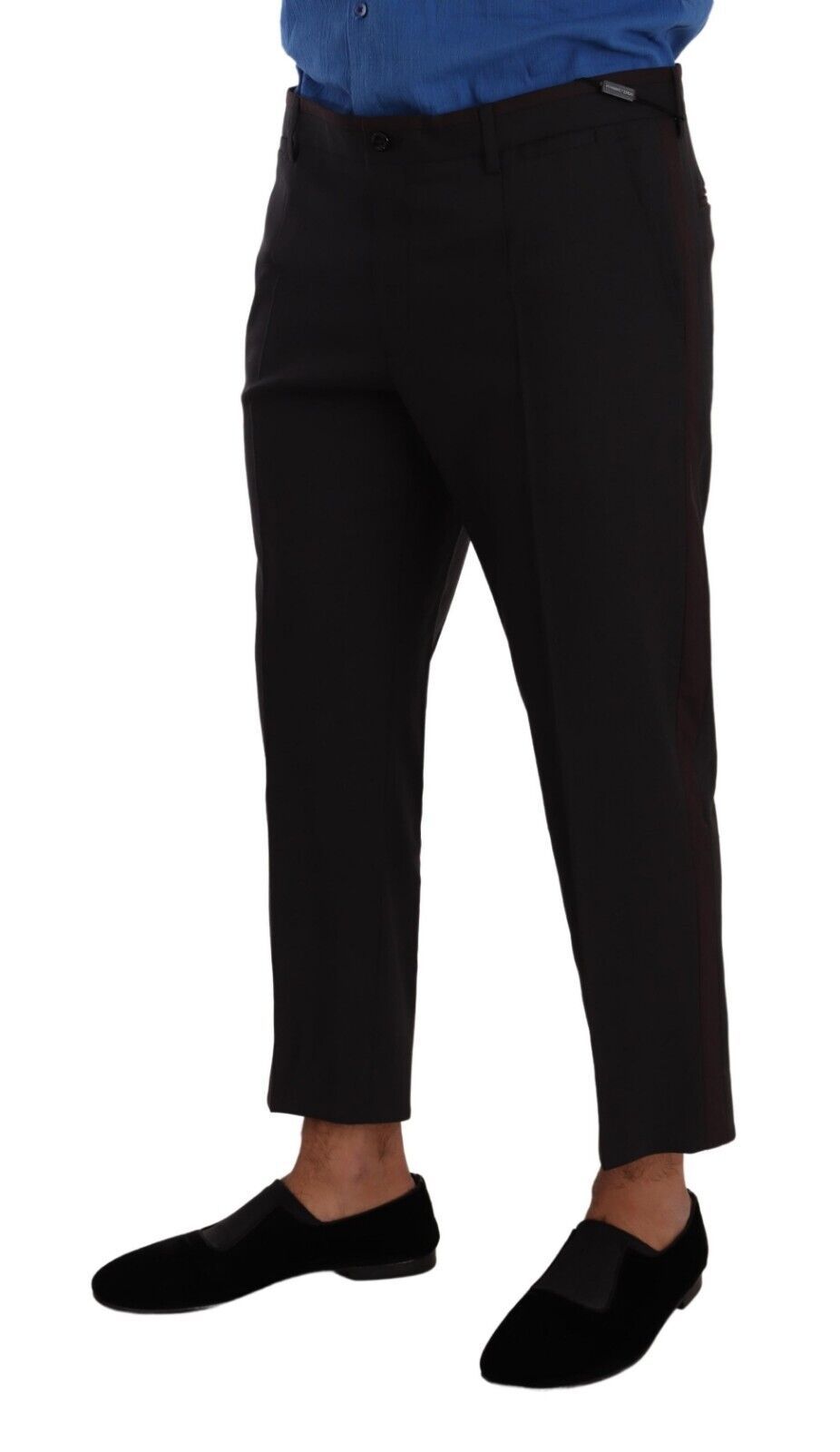 Dolce & Gabbana Elegant Cropped Wool Stretch Pants