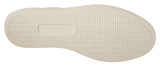 Dolce & Gabbana White Bordeaux Leather Low Tops Sneakers