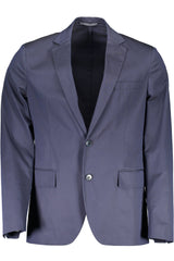 Gant Blue Cotton Men Jacket