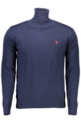 U.S. POLO ASSN. Blue Cotton Men Sweater