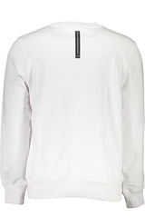 Cavalli Class White Cotton Men Sweater