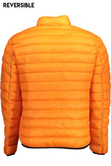 U.S. POLO ASSN. Orange Nylon Men Jacket