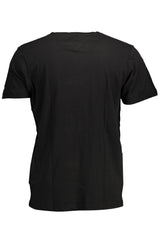 Tommy Hilfiger Black Cotton Men T-Shirt