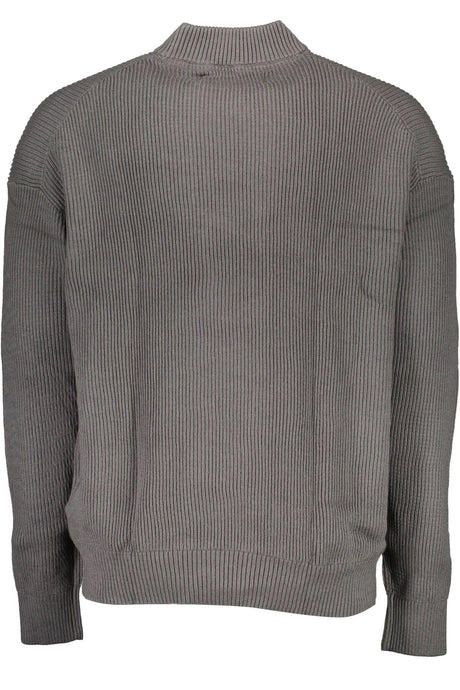 Calvin Klein Gray Cotton Men Sweater