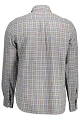 U.S. POLO ASSN. Gray Cotton Men Shirt