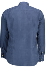 U.S. POLO ASSN. Blue Cotton Men Shirt