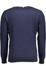 U.S. POLO ASSN. Blue Cotton Men Sweater