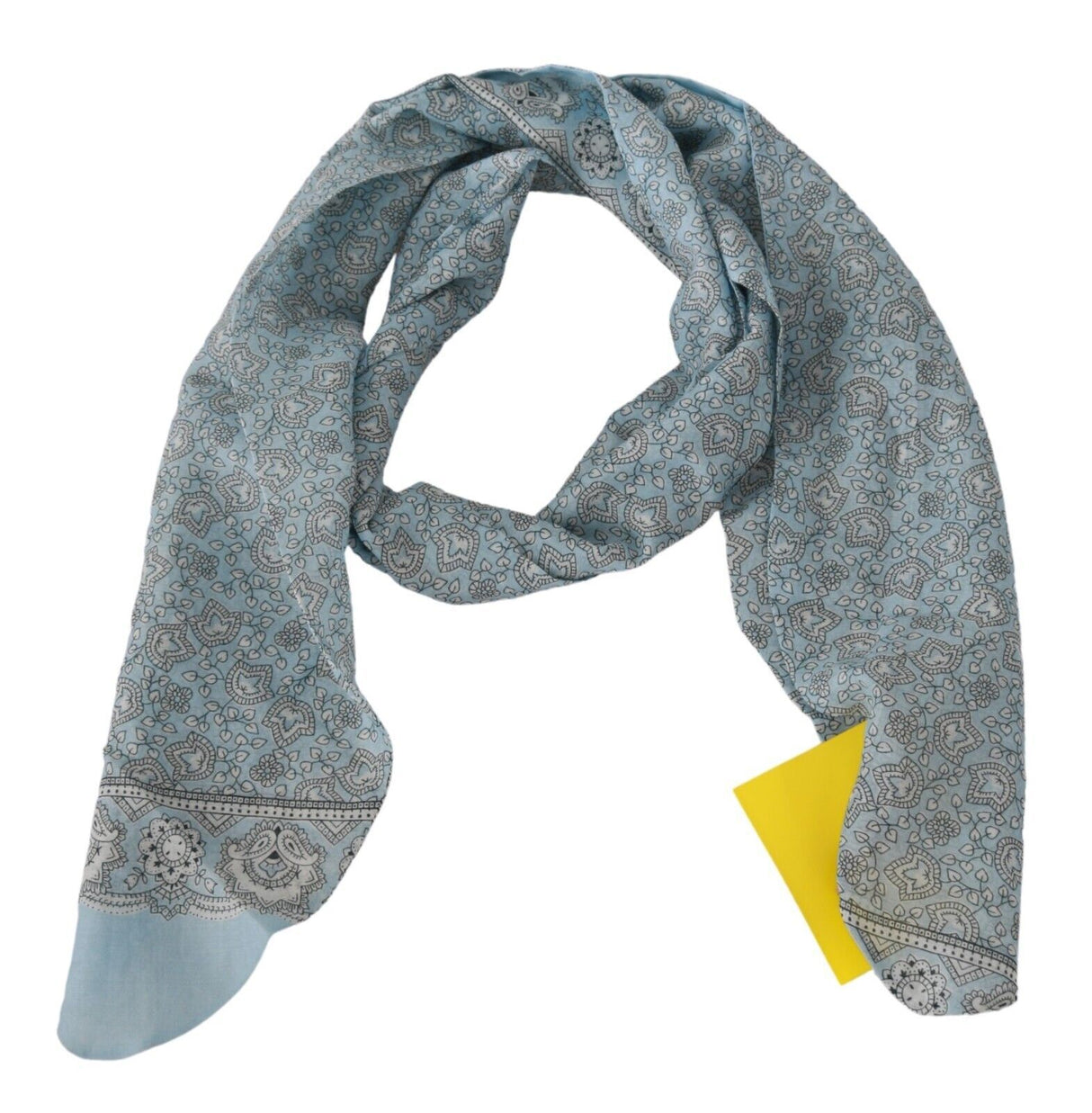 Ermanno Scervino Elegant Silk Bandana Wrap Shawl Scarf