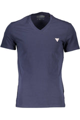 Guess Jeans Blue Cotton Men T-Shirt