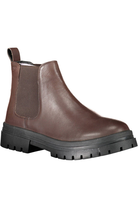 Levi's Brown Leather Men Boot