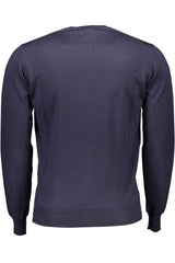 Harmont & Blaine Blue Wool Men Sweater