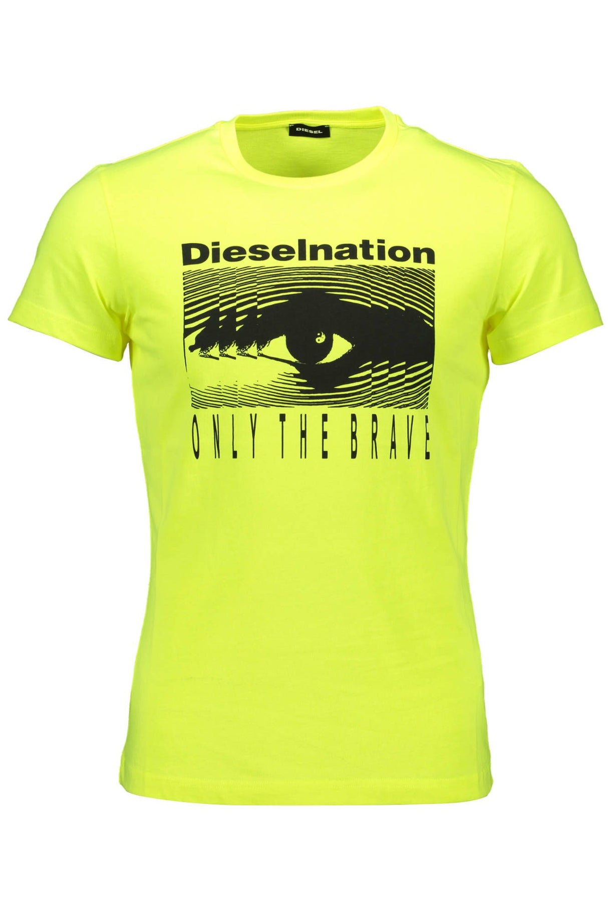 Diesel Yellow Cotton Men T-Shirt