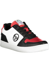 Sergio Tacchini Black Polyester Men Sneaker