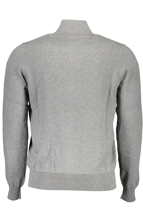 North Sails Gray Cotton Men Sweater