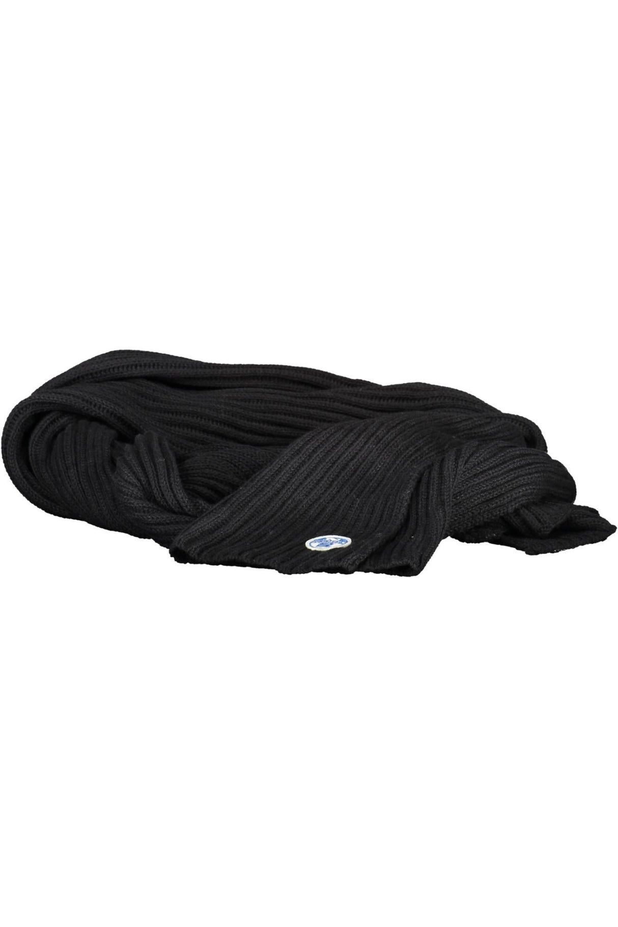 North Sails Black Cotton Men Scarf