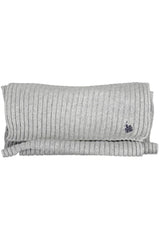 U.S. POLO ASSN. Gray Wool Men Scarf