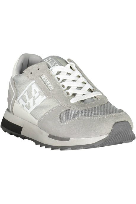 Napapijri Gray Polyester Men Sneaker