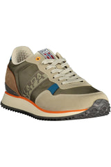 Napapijri Beige Polyester Men Sneaker