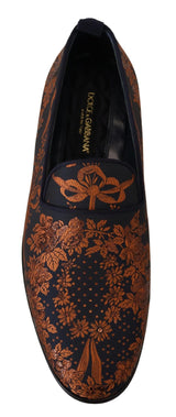 Dolce & Gabbana Elegant Floral Slip-On Loafers