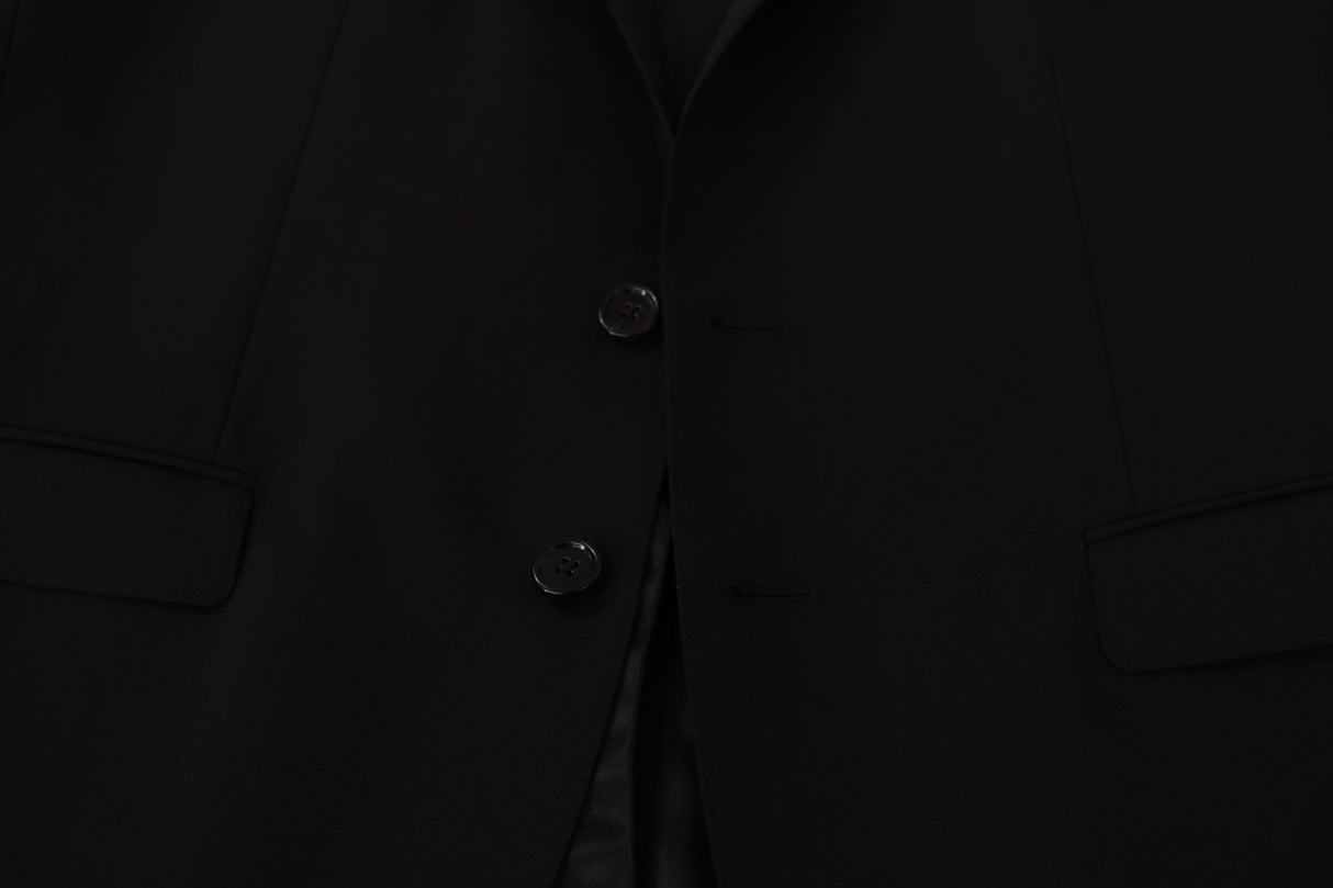 Dolce & Gabbana Elegant Slim Fit Black Blazer Jacket