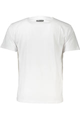 Cavalli Class White Cotton Men T-Shirt