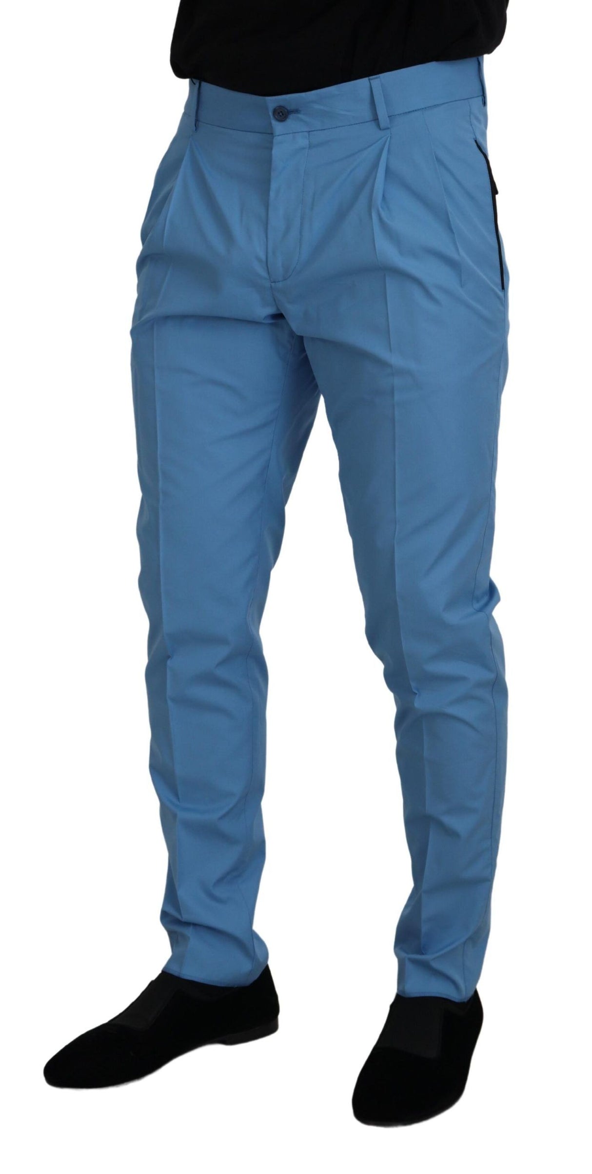 Dolce & Gabbana Elegant Slim Fit Chinos - Indulge in Italian Luxury