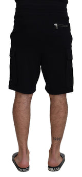 Dolce & Gabbana Elevate Your Summer: Classic Black Bermuda Shorts