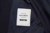 Dolce & Gabbana Elegant Dark Blue Slim Fit Wool Blazer