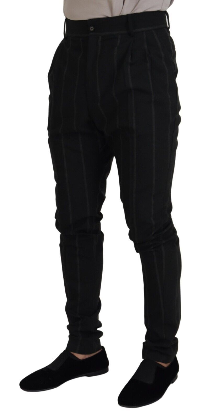 Dolce & Gabbana Elegant Black Tailored Trousers