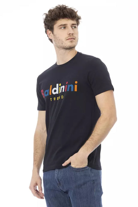 Baldinini Trend Blue Cotton Men's T-Shirt