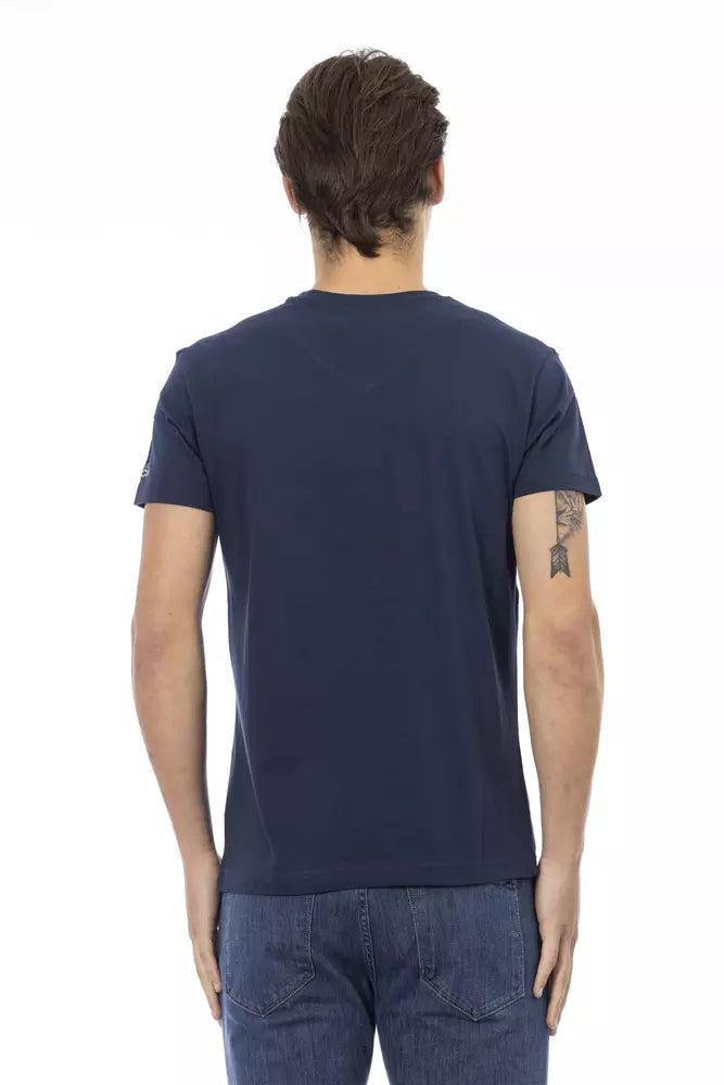 Trussardi Action Blue Cotton Men's T-Shirt