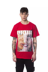 Nicolo Tonetto Red Cotton Men T-Shirt