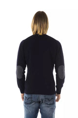 Uominitaliani Blue Wool Men Sweater