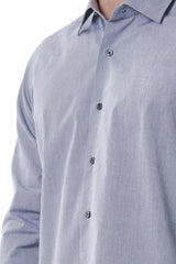 Bagutta Gray Cotton Men Shirt