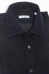 Robert Friedman Black Cotton Men's Shirt