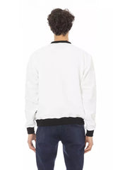 Baldinini Trend White Cotton Men's Sweater