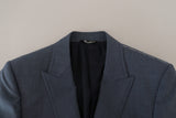 Dolce & Gabbana Elegant Blue Single Breasted Sport Blazer