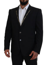 Dolce & Gabbana Sicilian Style Black Single Breasted Blazer