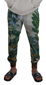 Dolce & Gabbana Multicolor Silk Statement Pants