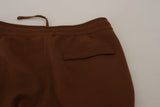 Dolce & Gabbana Elegant Brown Cashmere Jogger Pants