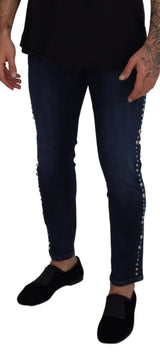 Dolce & Gabbana Studded Opulence Denim Jeans