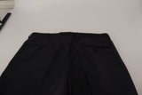 Dolce & Gabbana Elegant Black Wool Blend Trousers