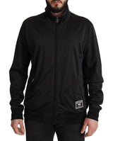 Dolce & Gabbana Elegant Black Full Zip Sweater