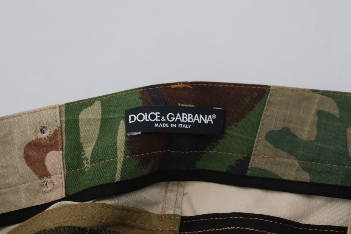 Dolce & Gabbana Patchwork Denim Rich Silk Blend Jeans